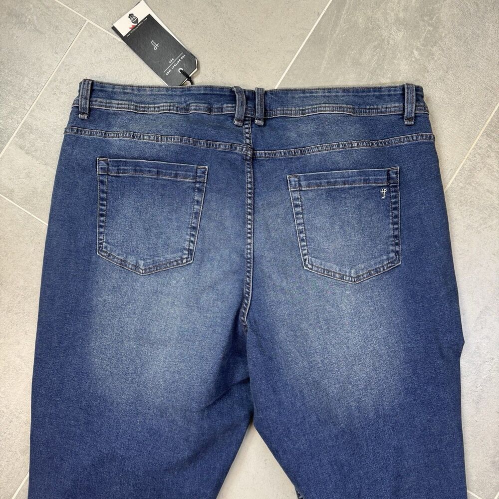 The Perfect Jean NYC OG Stretch Athletic Fit Jeans Mens 42x30 Admiral